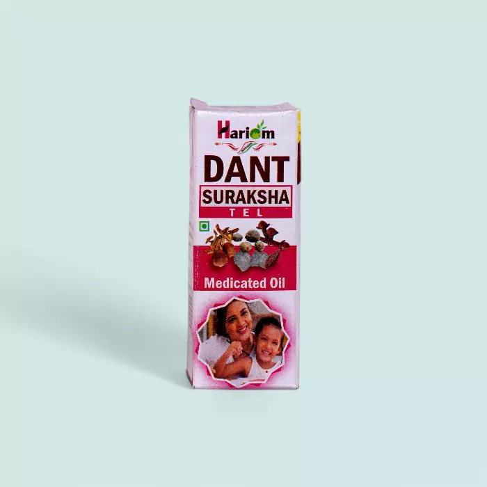 Hariom Dant Suraksha Tel 30g – Ayurvedic Dental Oil for Strong Teeth & Healthy Gums