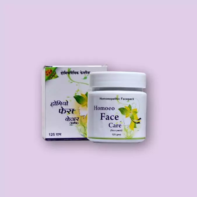 Homoeo Face Care 125g – Herbal Face Pack for Glowing, Acne-Free & Even-Toned Skin