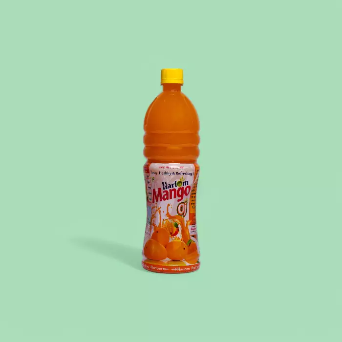 Hariom Mango Drink 1 Litre – Refreshing Mango Beverage with Real Taste of Alphonso