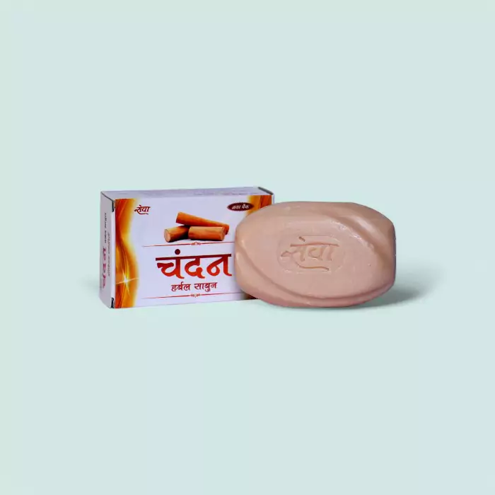Chandan Herbal Soap 100g – Ayurvedic Sandalwood Bath Soap for Glowing Skin