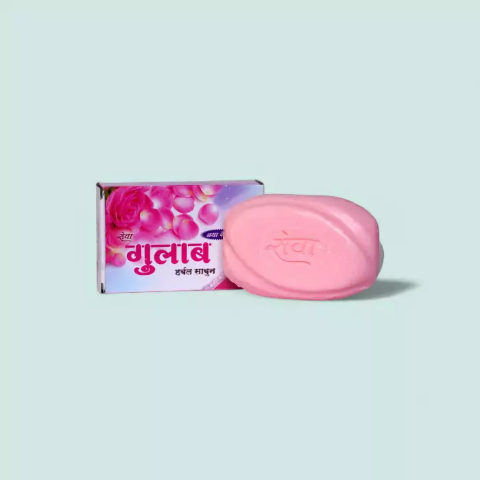 Gulab Herbal Soap 100g – Ayurvedic Rose Soap for Soft & Glowing Skin