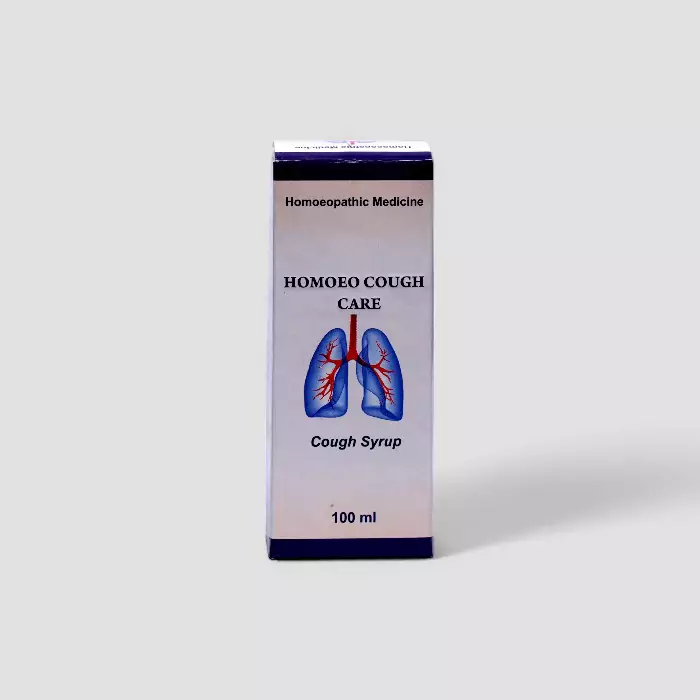 Homoeo Cough Care 100ml – Natural Homeopathic Cough Syrup for Cold, Throat & Chest Relief