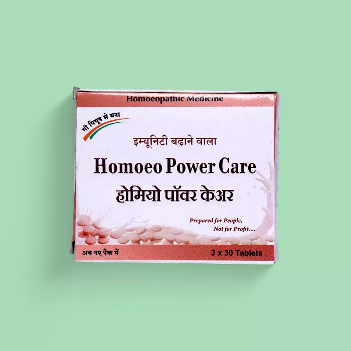 Homoeo Power Care 90 Tablets – Homeopathic Vitality & Strength Booster for Men & Women