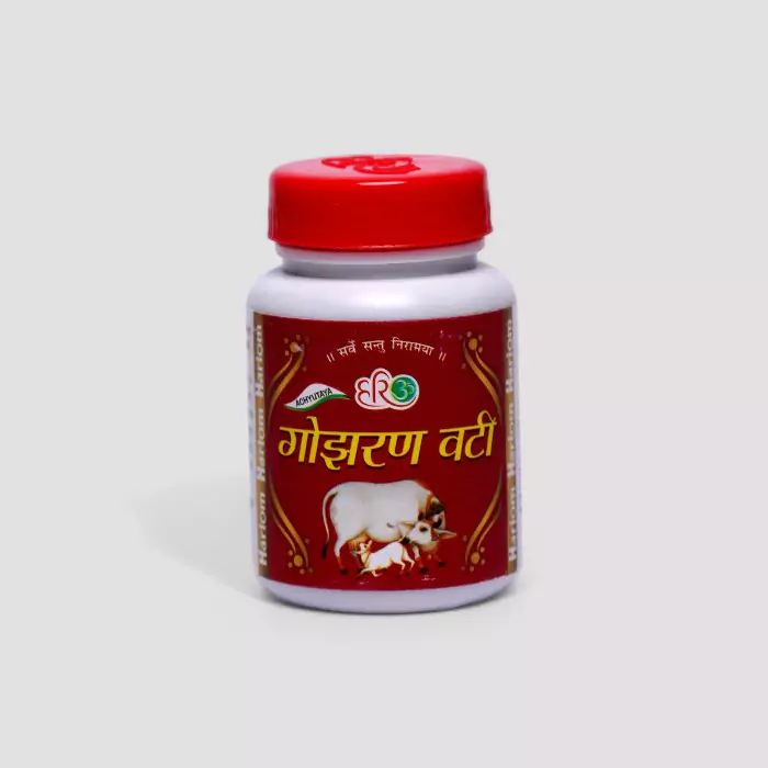 Hariom Gaujharan Vati 60g – Ayurvedic Digestive & Detox Tablets with Panchgavya Benefits
