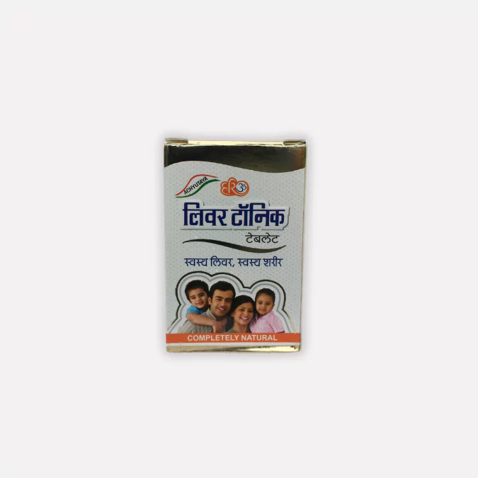 Hariom Liver Tonic Tablet 50g – Ayurvedic Liver Cleanser & Digestive Health Support