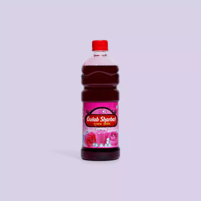 Gulab Sharbat 700ml – Refreshing Rose Syrup for Cooling & Hydration | Premium Ayurvedic Drink