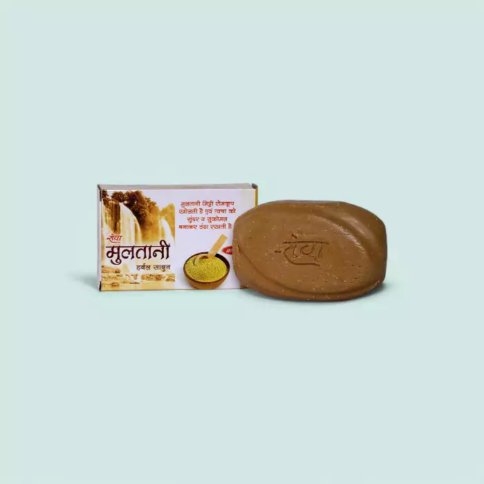 Multani Mitti Herbal Soap 100g – Natural Ayurvedic Soap for Glowing & Oil-Free Skin