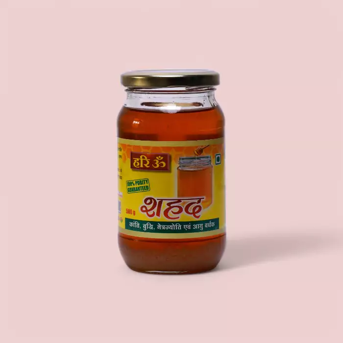 Hariom Honey 500g – 100% Pure & Natural Honey | Immunity Booster & Daily Health Tonic