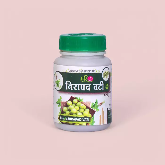 Hariom Nirapad Vati 55g – Ayurvedic Immunity Booster & Fever Relief | Fights Infection & Weakness