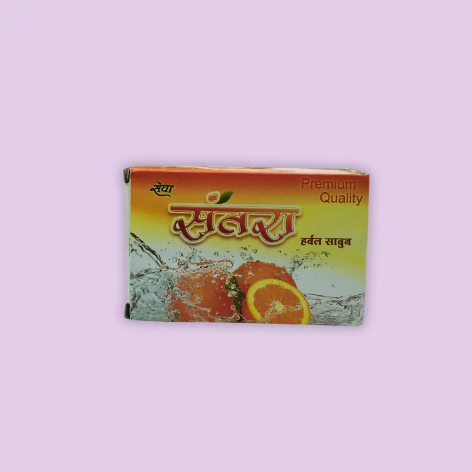 Orange Herbal Soap 100g – Ayurvedic Citrus Soap for Glowing & Refreshing Skin
