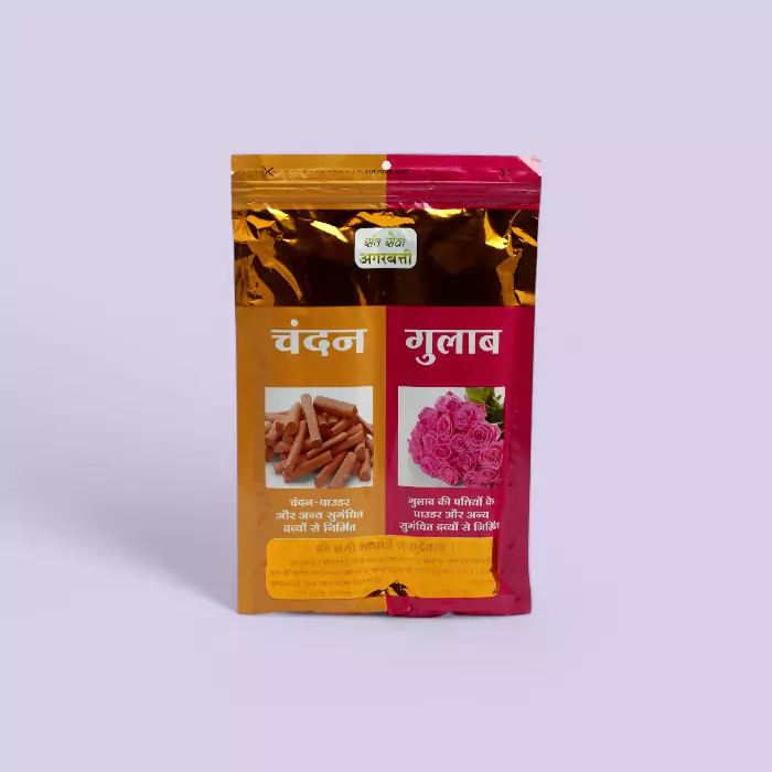 Chandan Gulab Agarbatti 170g – Premium Rose & Sandalwood Incense Sticks