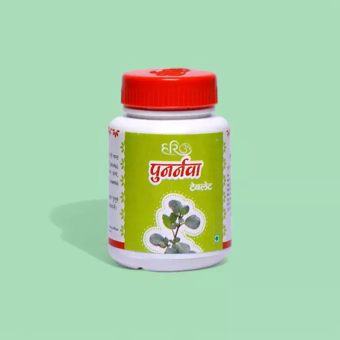 Hariom Punarnava Tablet 60g – Ayurvedic Diuretic & Kidney Health Support