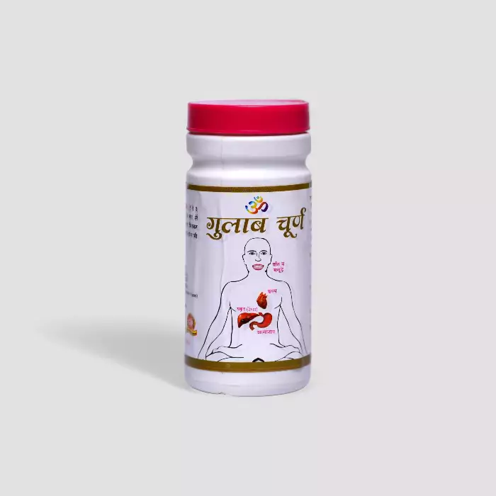 Hariom Gulab Churan 75g – Herbal Rose Tooth Powder for Healthy Teeth & Gums