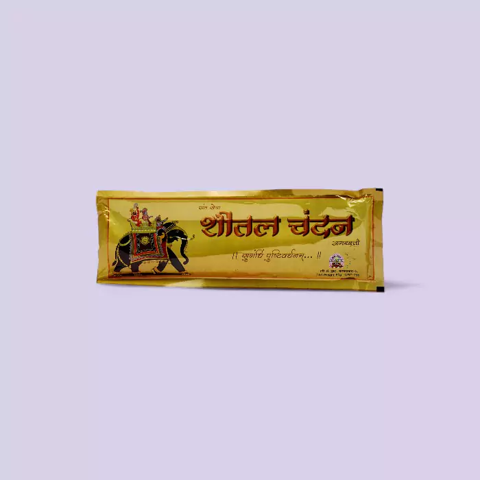 Shital Chandan Agarbatti 50g – Premium Sandalwood Incense Sticks for Meditation & Calmness