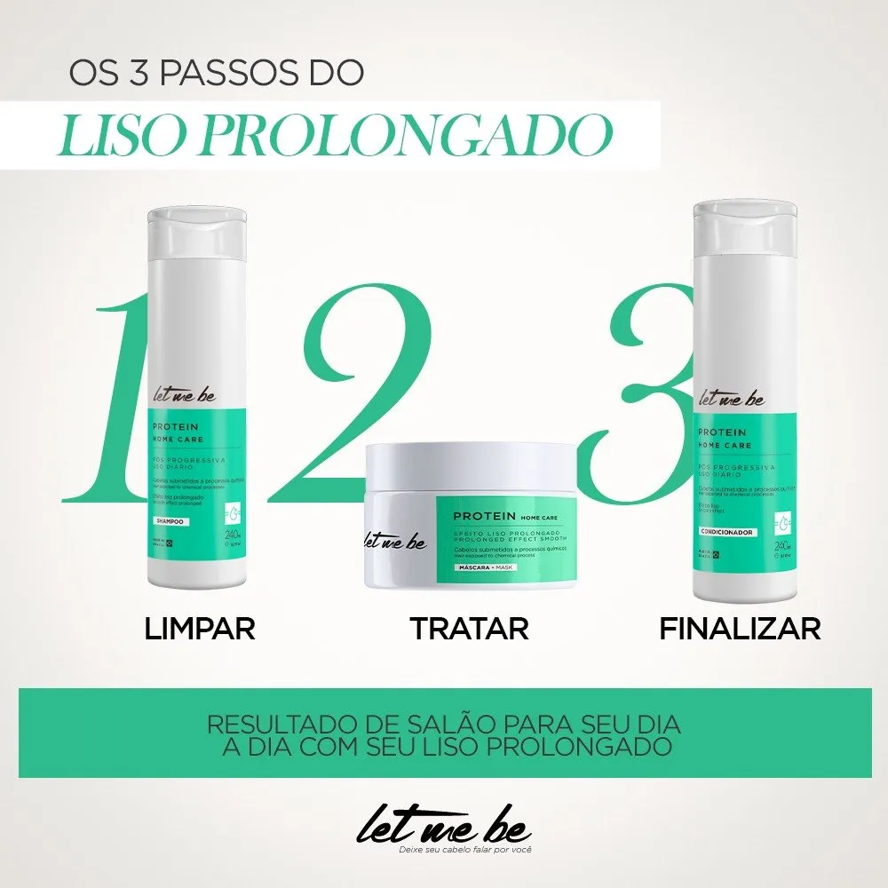 Kit Protein Home Care – Alisado Prolongado | Post-Progresivo (3 Productos)