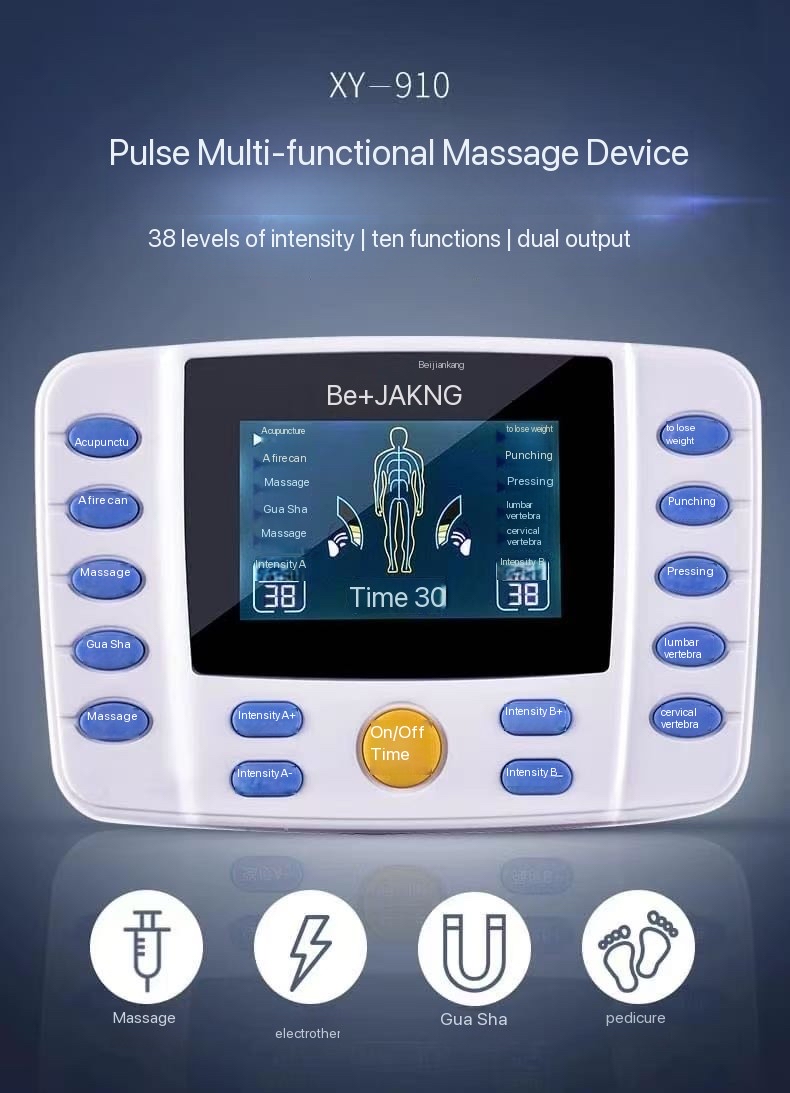 AI-Powered Digital Meridian Therapy Device – Multi-Functional Acupoint & Pulse Electrotherapy for Home Use