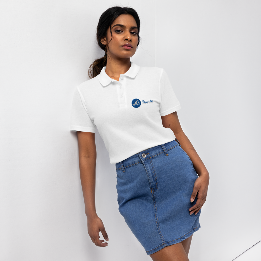 Seaside Interpreting Women’s Piqué Polo Shirt