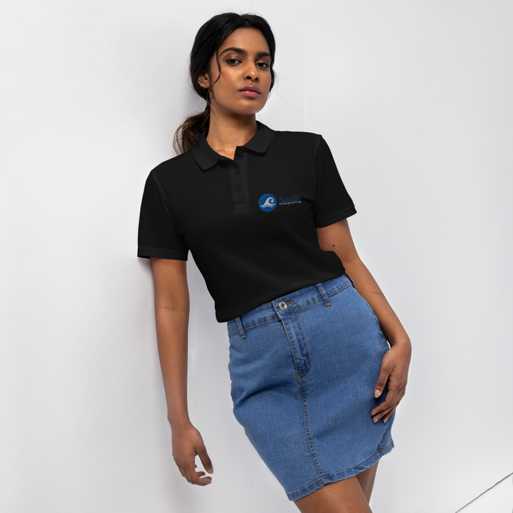 Seaside Interpreting Women’s Piqué Polo Shirt
