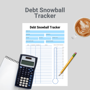  Debt Snowball Tracker – Printable PDF - Digital Download