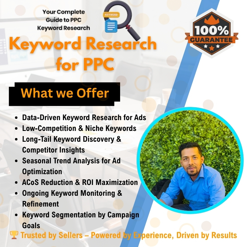 Amazon Advanced Keyword Research For PPC Service