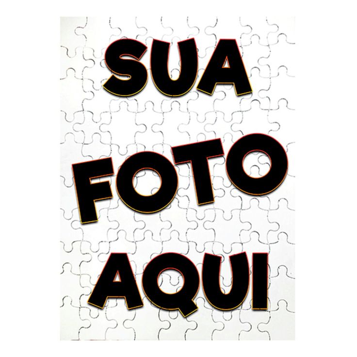 Quebra-cabeça personalizado A4