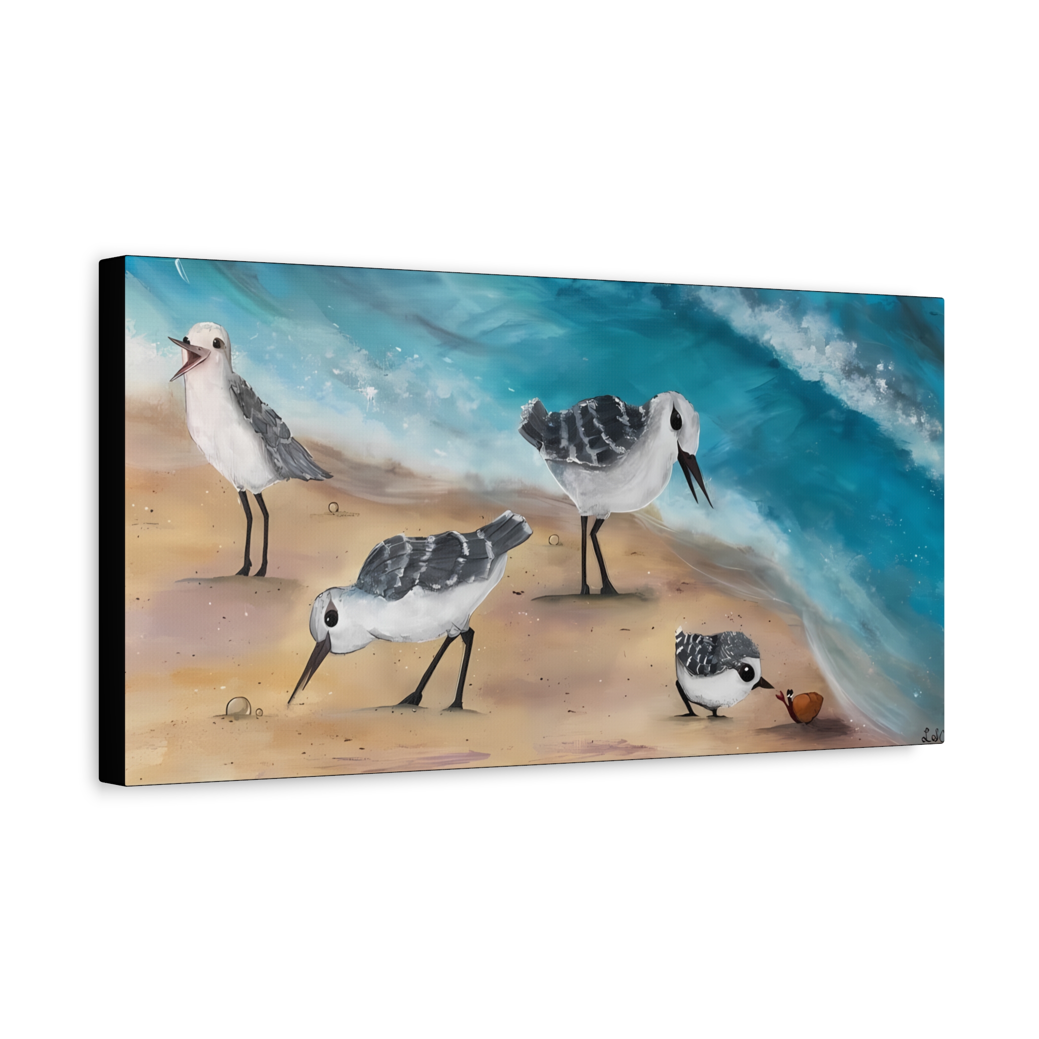 Sandpipers on the Beach