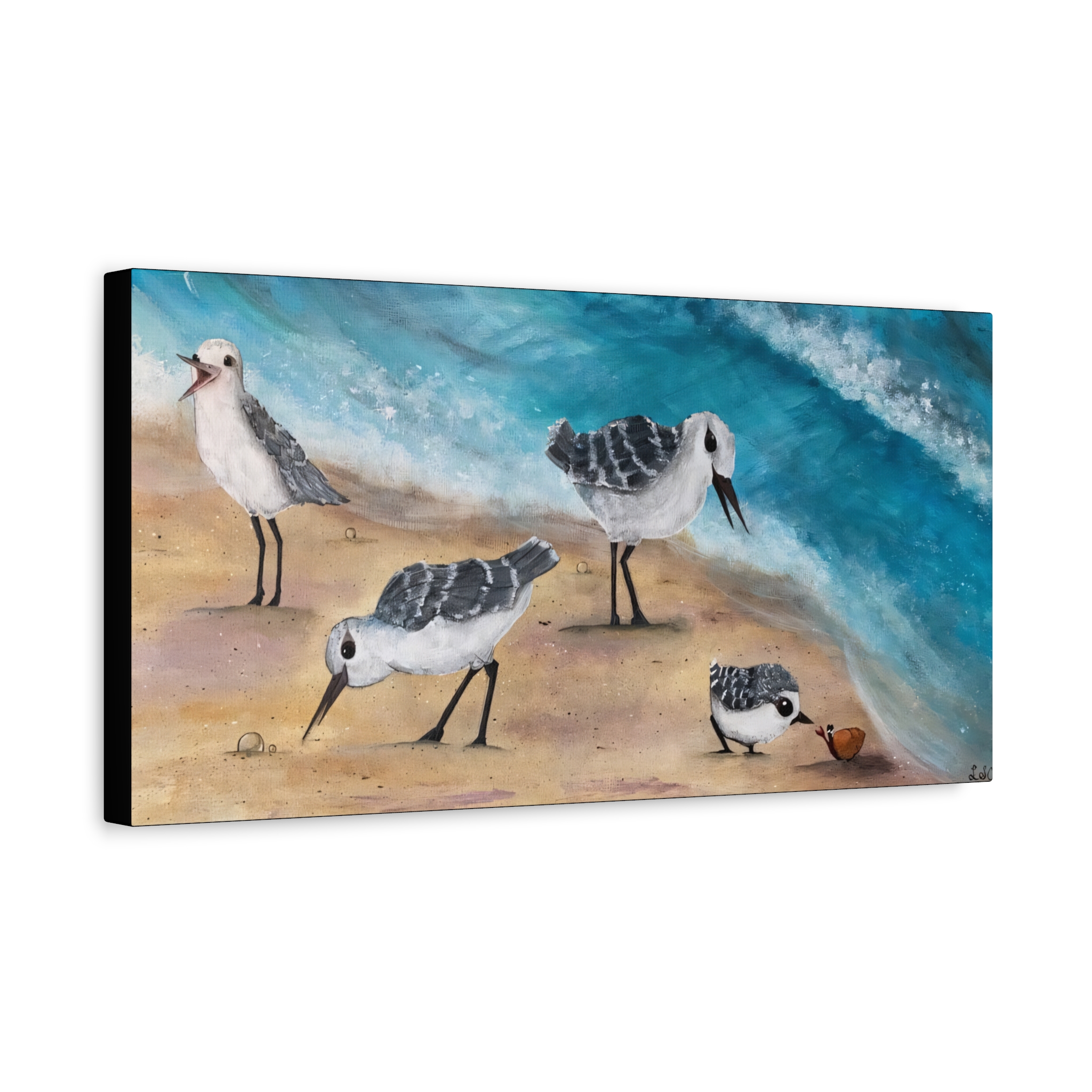 Sandpipers on the Beach