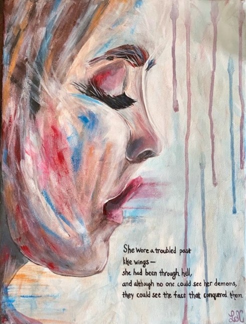 The Face that Conquered Demons (8.5x11 PRINT)