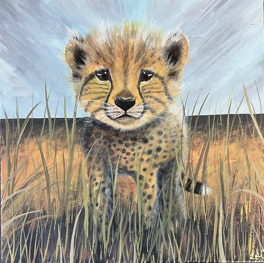 Cheetah Cub (8.5 x 11 PRINT)