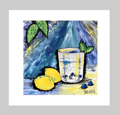 Blueberry Lemonade (8.5 x 8.5 PRINT)