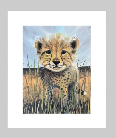 Cheetah Cub (8.5 x 11 PRINT)