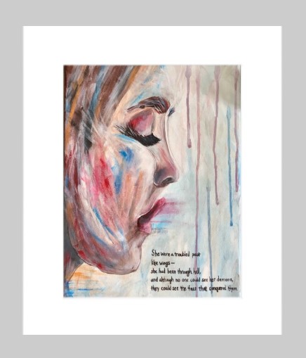 The Face that Conquered Demons (8.5x11 PRINT)