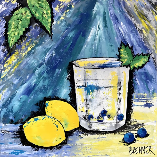 Blueberry Lemonade (8.5 x 8.5 PRINT)