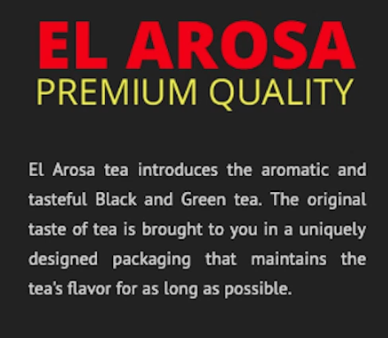 EL AROSA Egyptian Kenyan FINE BLACK TEA Loose 
