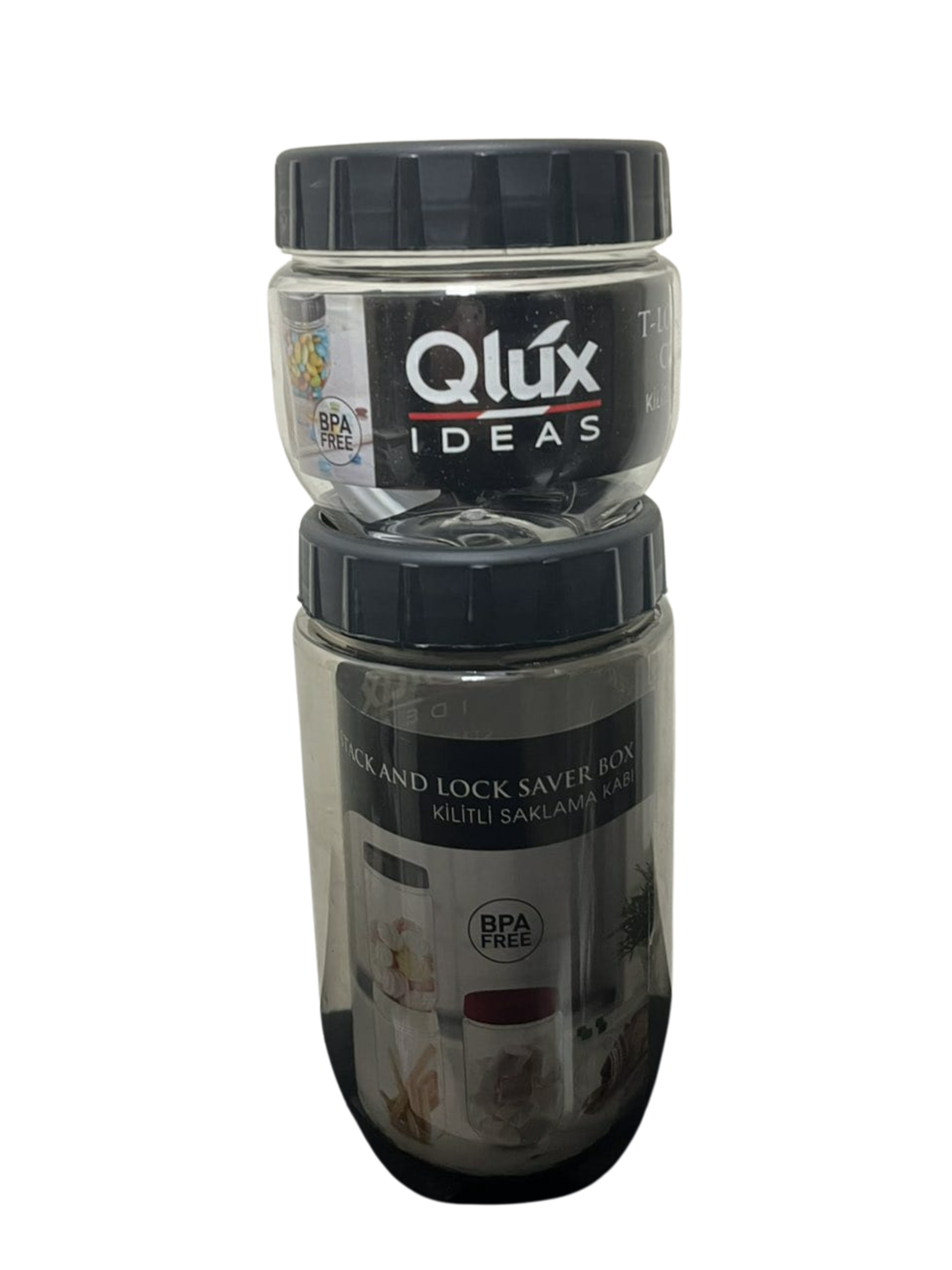 Qlux Ideas BPA Free Stack & Lock Plastic Storage Container Food Saver Box