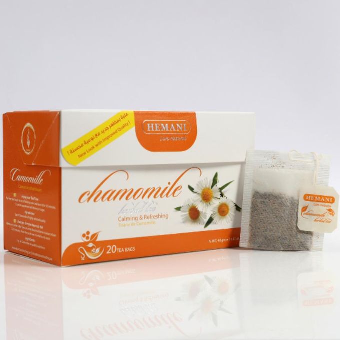 Hemani Chamomile Herbal Tea - 20 Tea Bags شاي البابونج العشبي