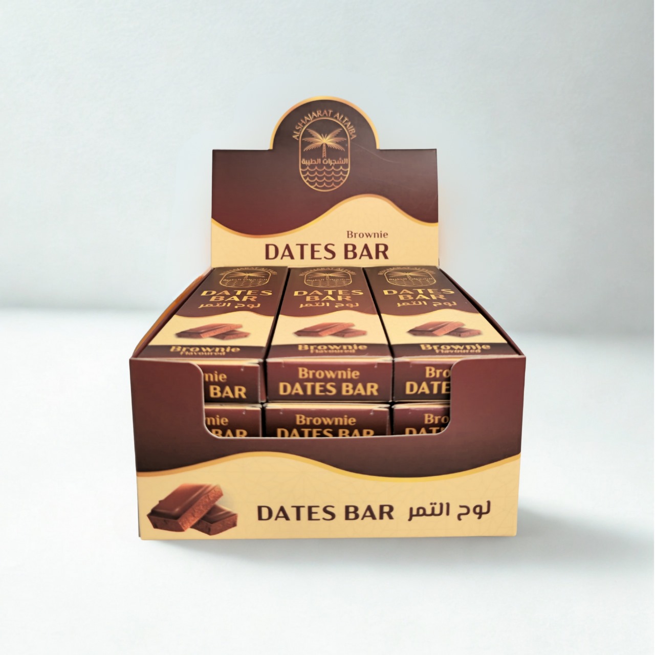 Brownie Dates Bars Healthy Chocolate Snack No Added Sugar Gluten Free 12 Pack