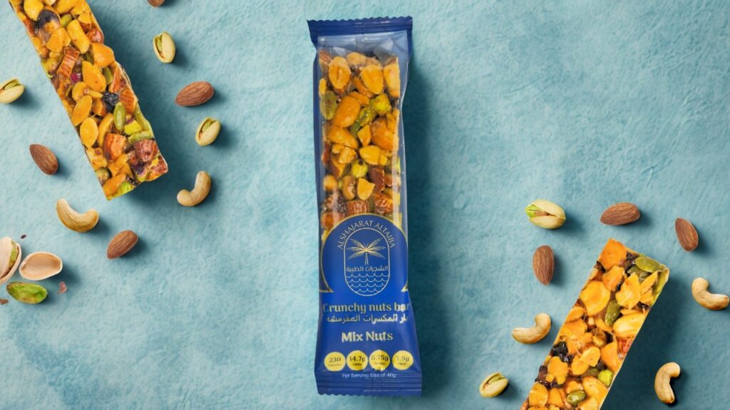 Crunchy Nuts Bar Mixed Nuts 40g Pack of 12 Healthy Snack