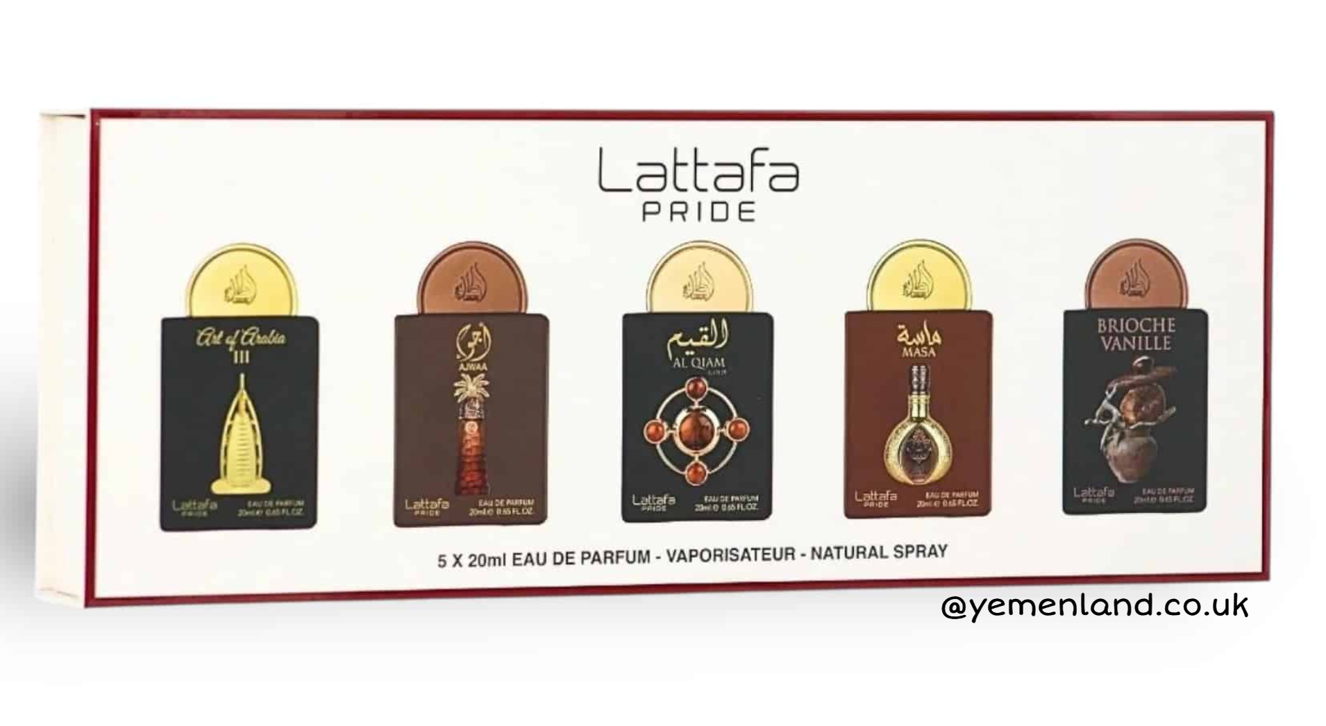 Lattafa Pride Eau de Parfum Gift Set Collection No.4 | 5 x 20ml | Gift Set | Original