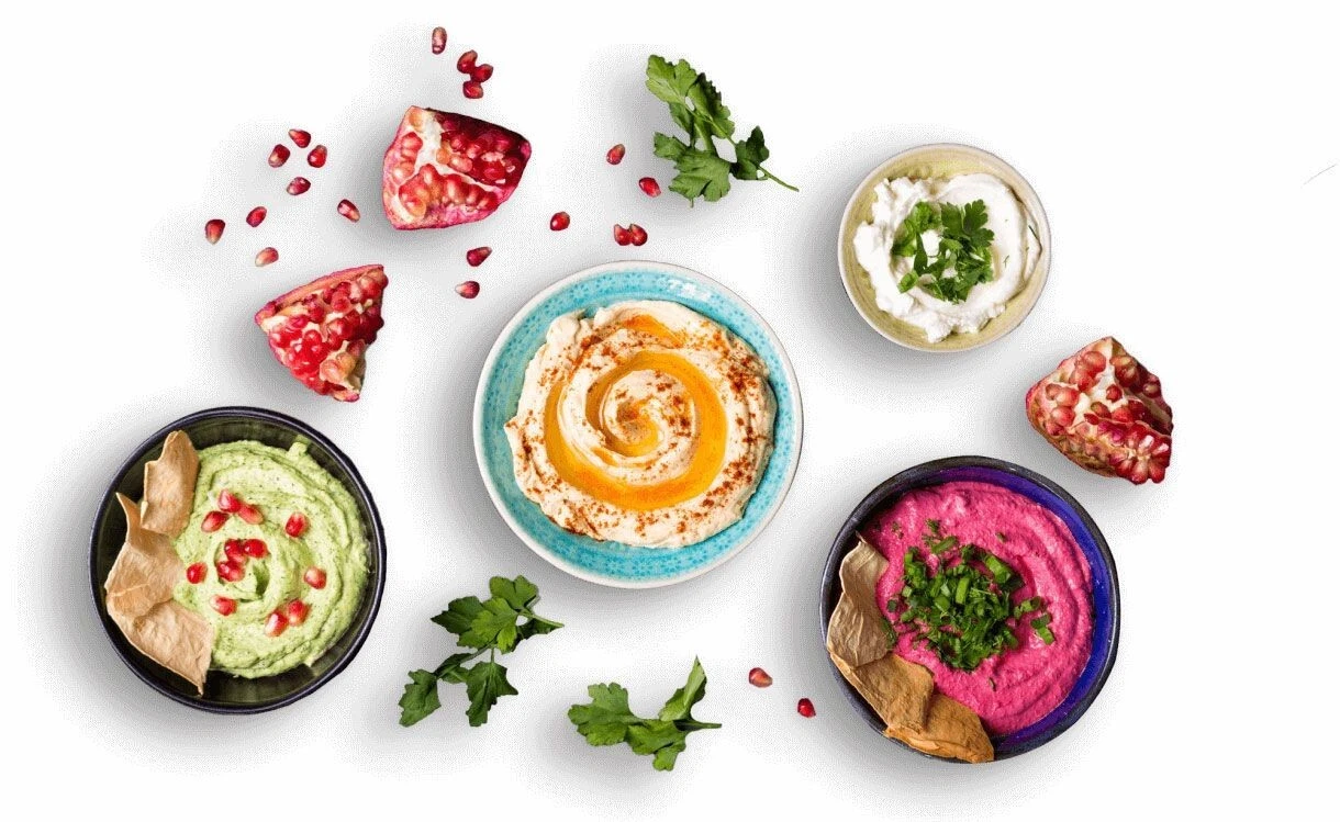 Kasih Hummus 135g (Pack of 4) Vegan Chickpea and Tahini Dip