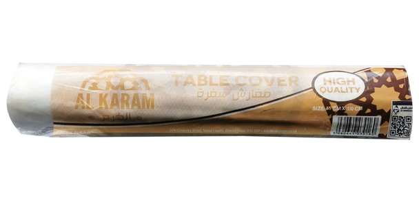 X2 Al karam disposable table cover 20 sheets 85cmx110cm | Biodegradable
