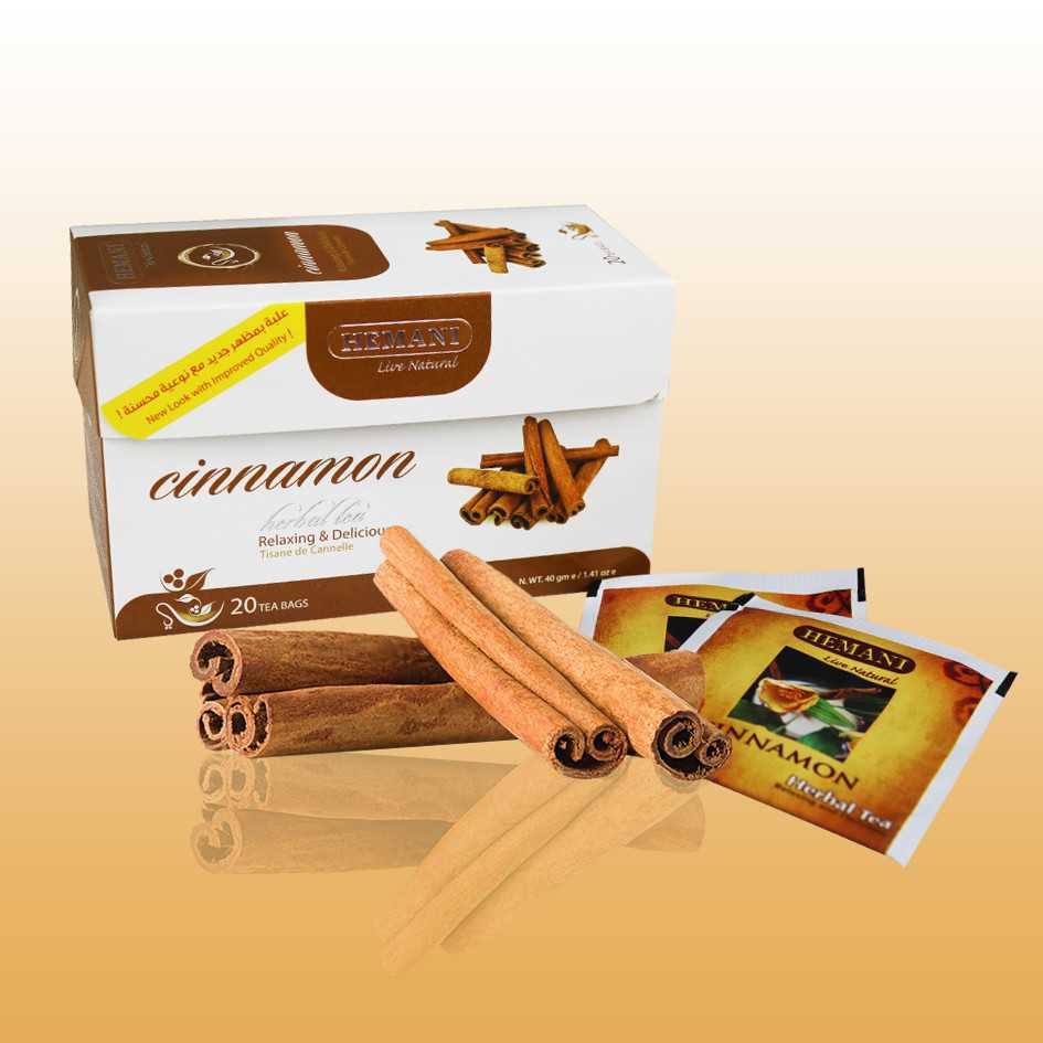 Hemani Cinnamon Herbal Tea - 20 Tea Bags شاي هيماني بالأعشاب بالقرفة