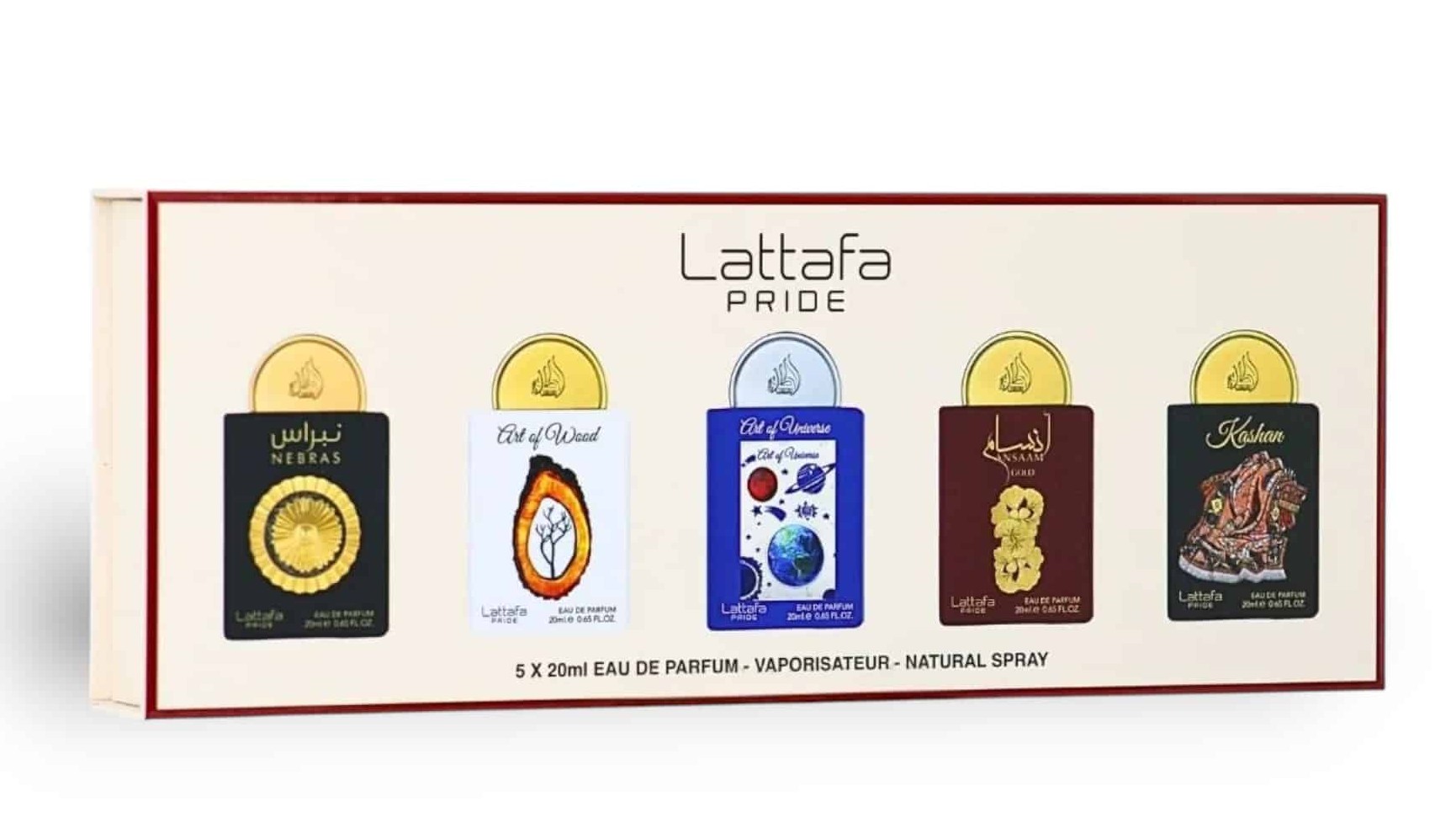 Lattafa Pride Eau de Parfum Gift Set Collection No.3 | 5 x 20ml | Gift Set | Original