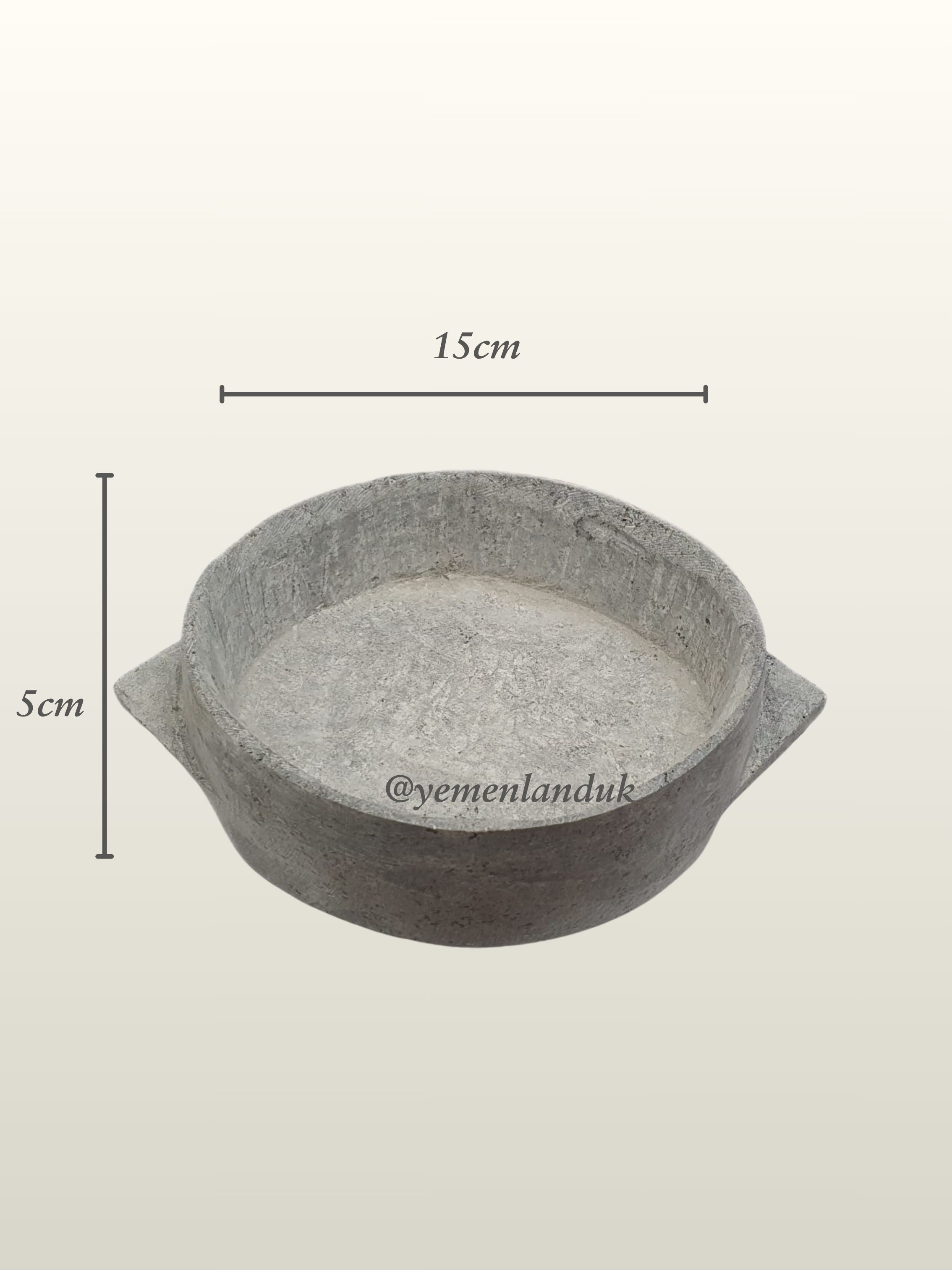 Harada Yemeni Stone Pot Bowl Madra مدرحرض يمني Traditional Cooking Pot Handcraft