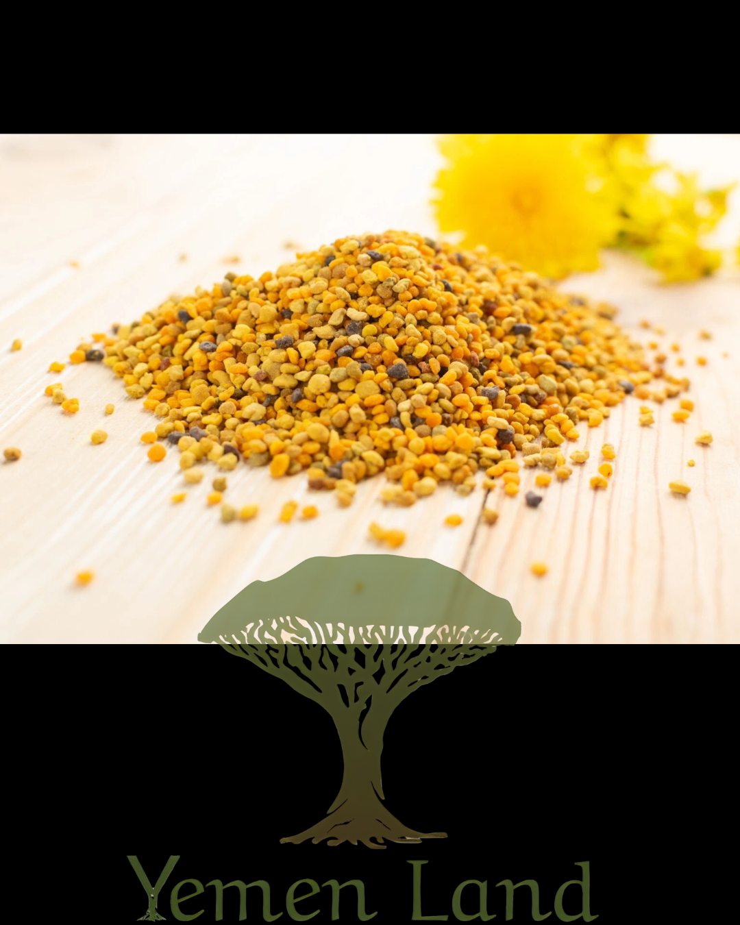 Raw Yemeni Bee Pollen Natural Granules Premium Quality Raw Botanical