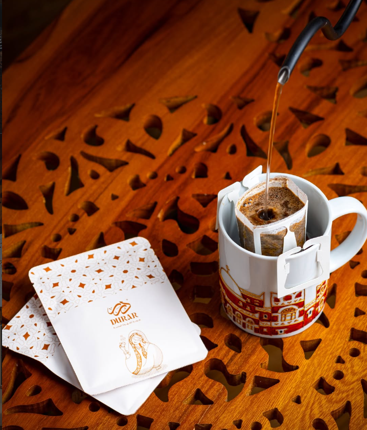 Yemeni Drip Coffee Bags Box (10 Sachets) | Fresh Specialty Coffee | No Equipment Needed