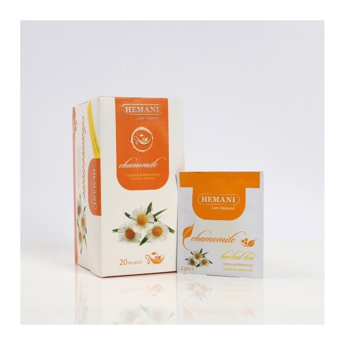 Hemani Chamomile Herbal Tea - 20 Tea Bags شاي البابونج العشبي
