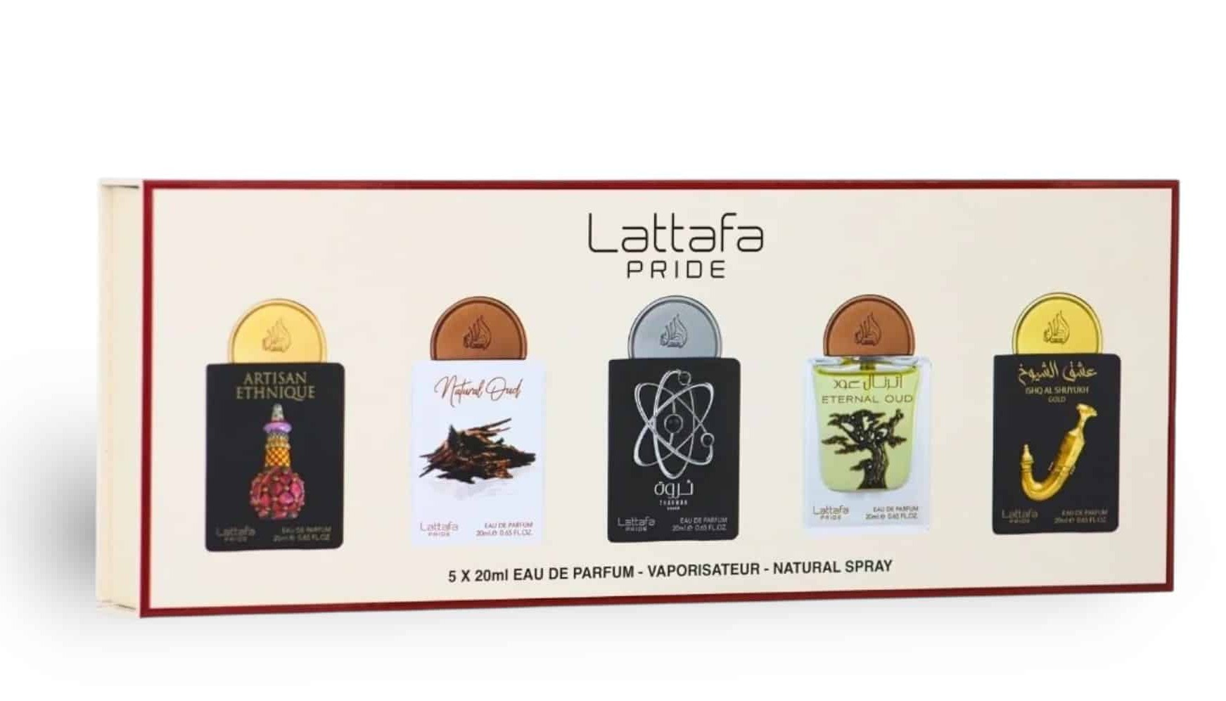 Lattafa Pride Eau de Parfum Gift Set Collection No.2 | 5 x 20ml | Gift Set | Original