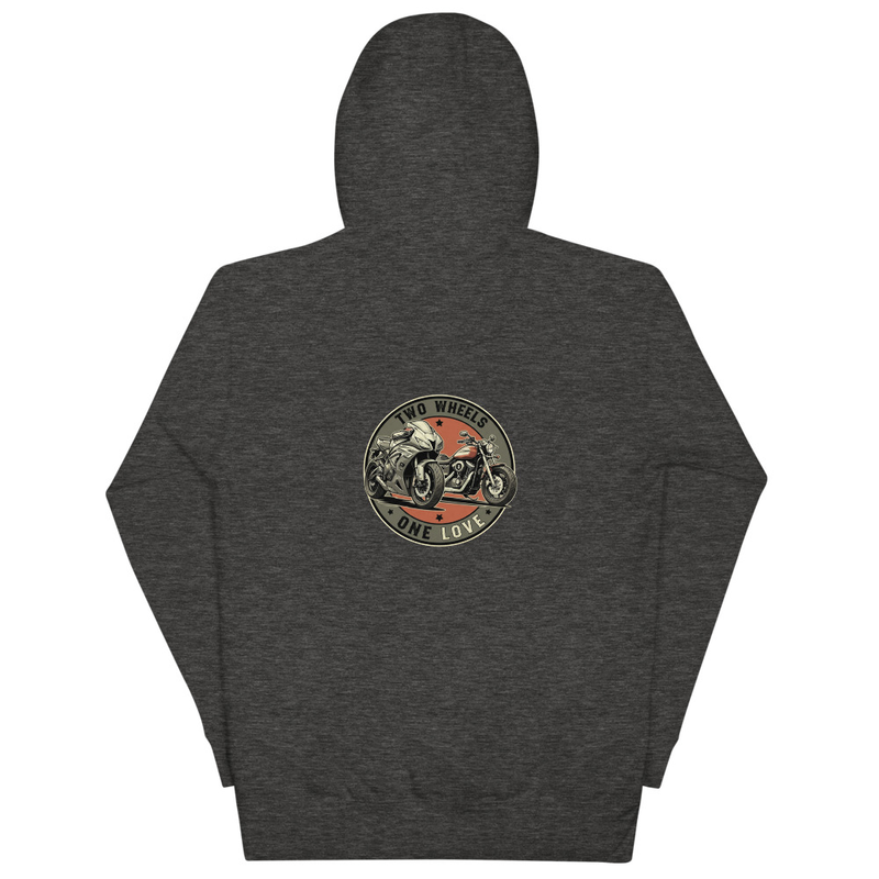 Two Wheels One Love - Classic Hoodie