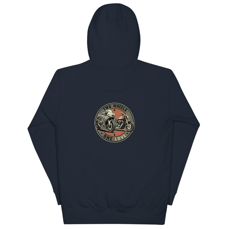 Two Wheels One Love - Classic Hoodie